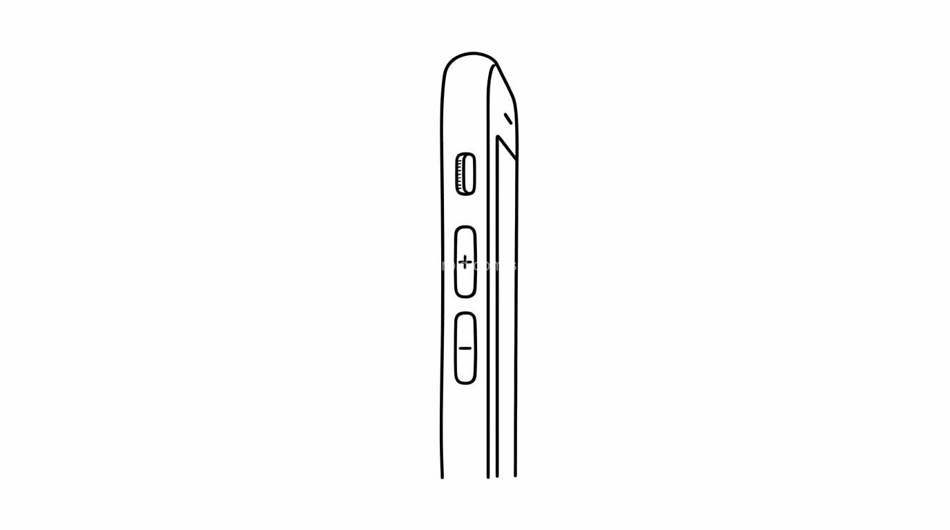 スマホの音量ボタン